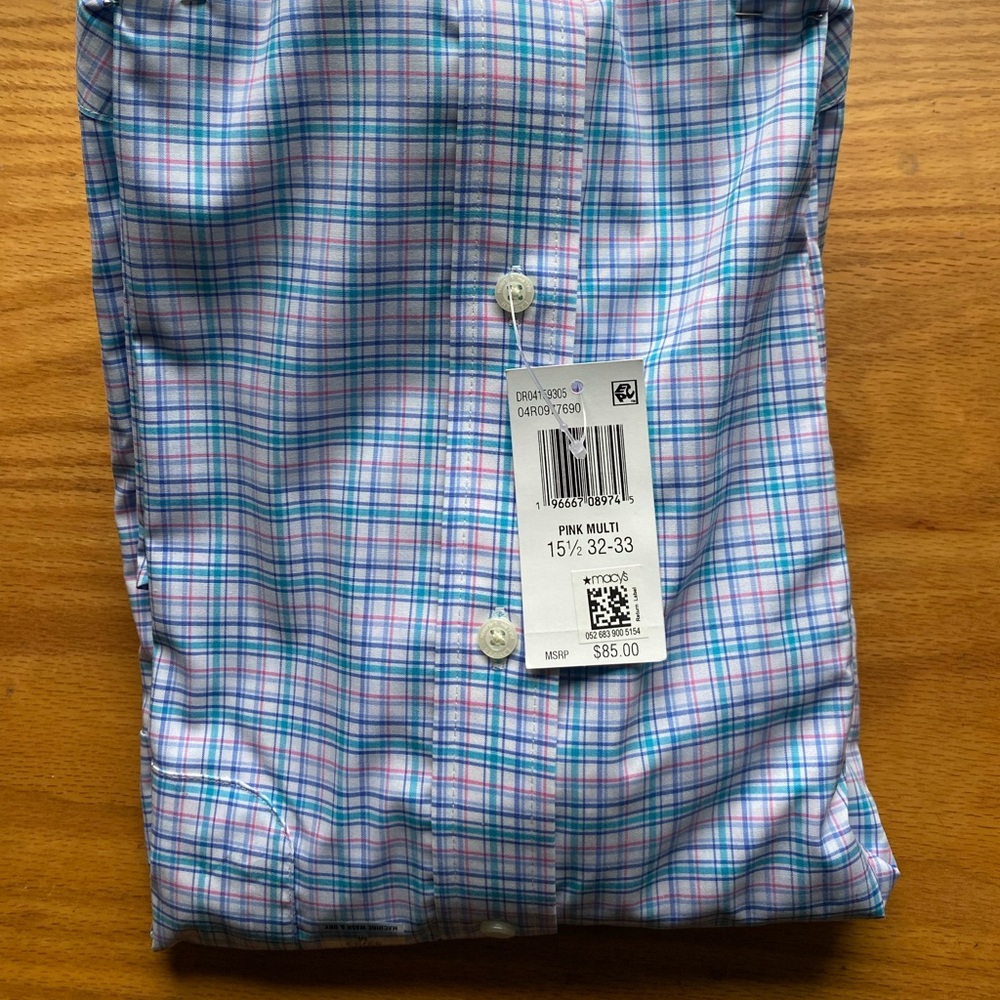 New w tags Lauren Men’s dress shirt ultra flex size M - Picture 2 of 7